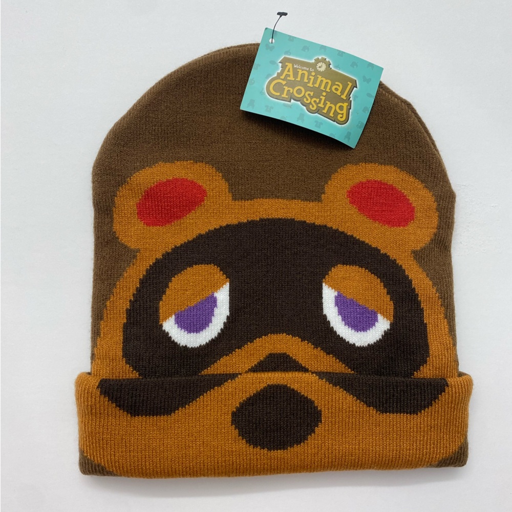 Animal Crossing Tom Nook Knit Beanie OS